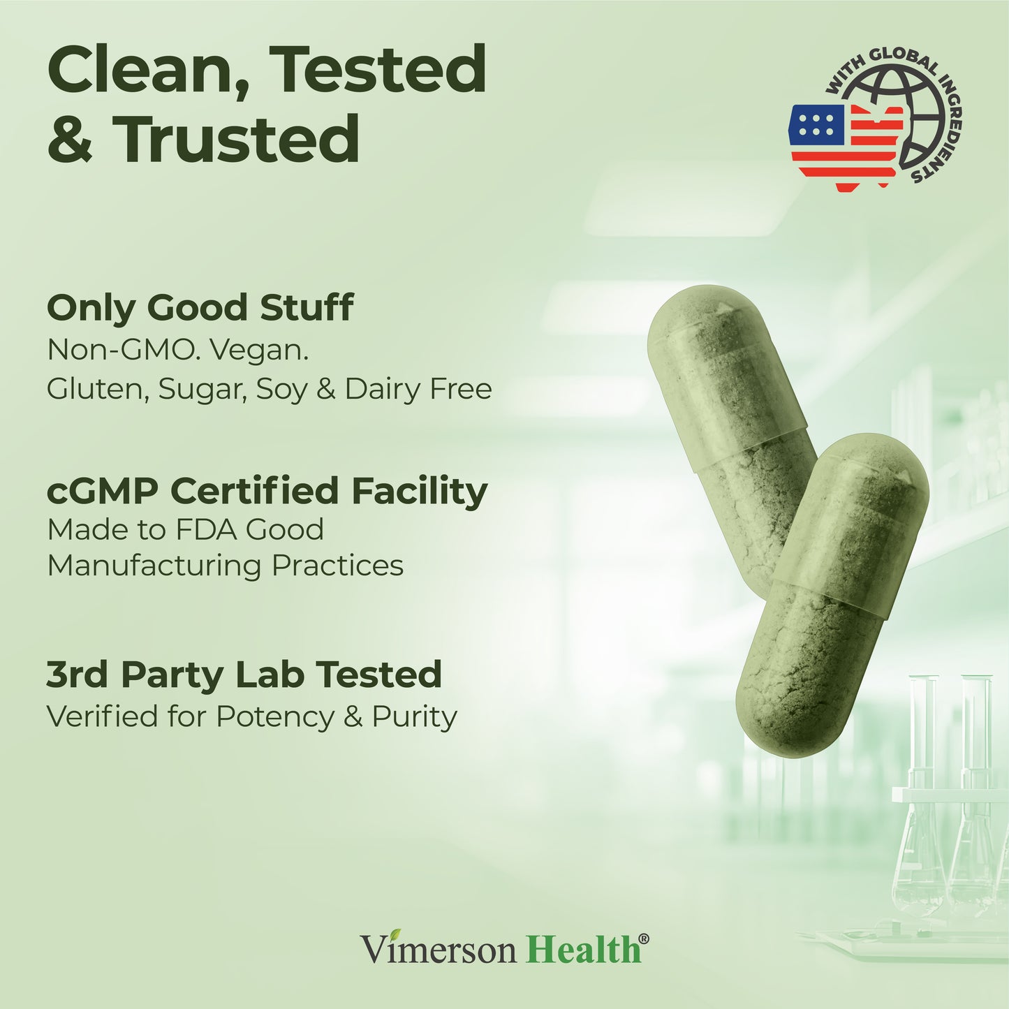 Organic Spirulina and Chlorella Capsules - Spirulina Capsules with Chlorella Powder for Immune, Antioxidant & Energy Support. Nutritious Super Green. Vegan & Non-GMO. Third Party Tested. 60 Caps