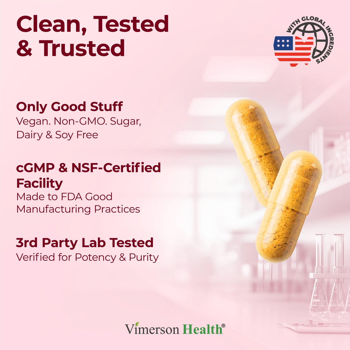 Vanadium with Chromium - Chromium Vanadium Supplement for Caffeine Free Energy and Metabolism Support. With Alpha Lipoic Acid, Cinnamon, Banaba Leaf & Bitter Melon Fruit. Non-GMO. Vegan. 60 Capsules