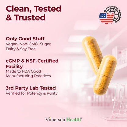 Vanadium with Chromium - Chromium Vanadium Supplement for Caffeine Free Energy and Metabolism Support. With Alpha Lipoic Acid, Cinnamon, Banaba Leaf & Bitter Melon Fruit. Non-GMO. Vegan. 60 Capsules