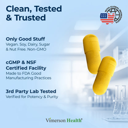 Vitamin B Complex with Vit C & Folic Acid (Folate) - 8 High Potency B Vitamins: B1, B2, B3, B5, B6, B7, Vitamin B12 + Biotin, Choline & Inositol. Aids Mood, Energy, Nervous System & Immune Support