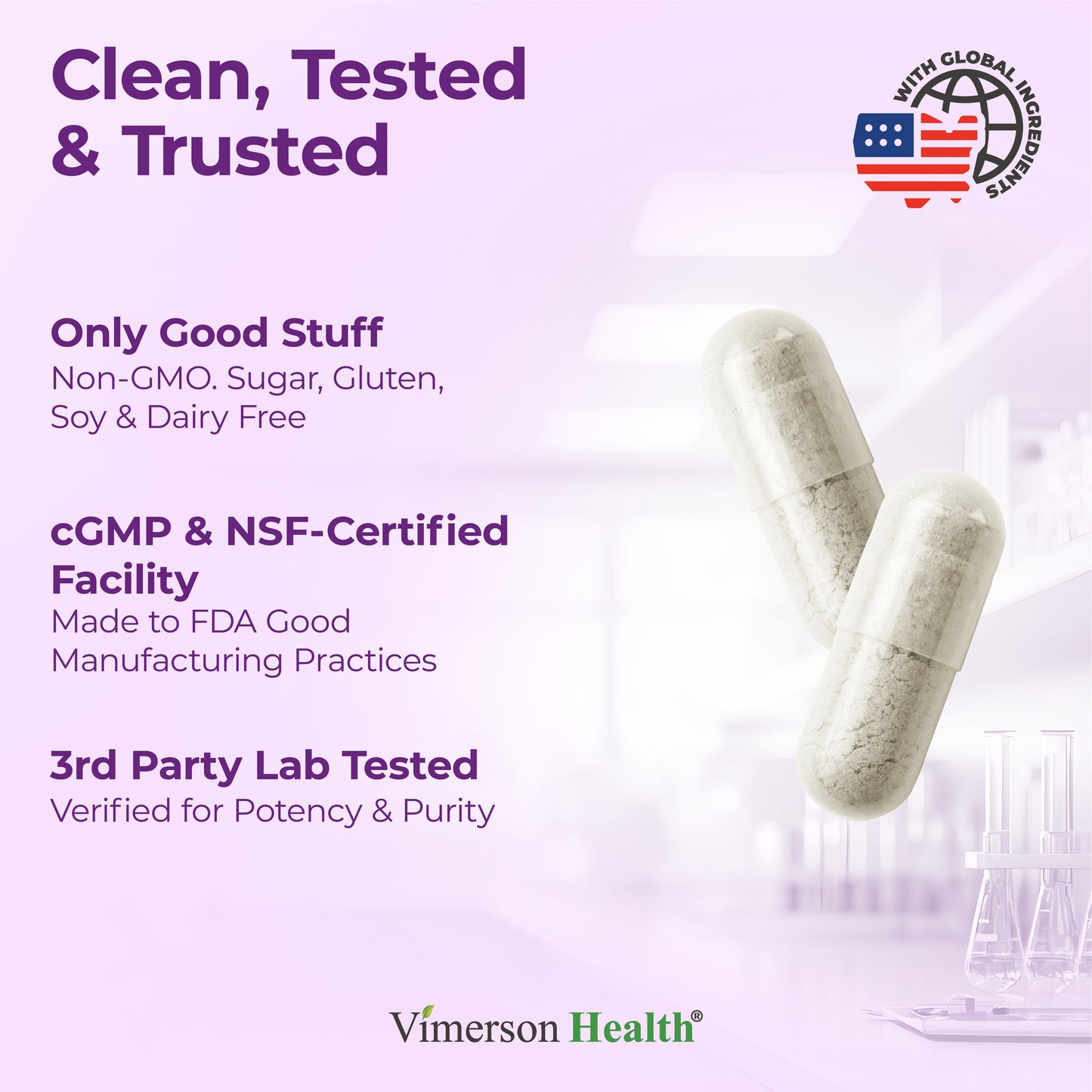 5HTP Serotonin Supplements for Women & Men. Sleep Aid & Occasional Stress Support - 5 HTP Plus Supplement 200 mg with Calcium for Sleep, Calm Mood, & Neurotransmitter Support. 60 Capsules made in USA