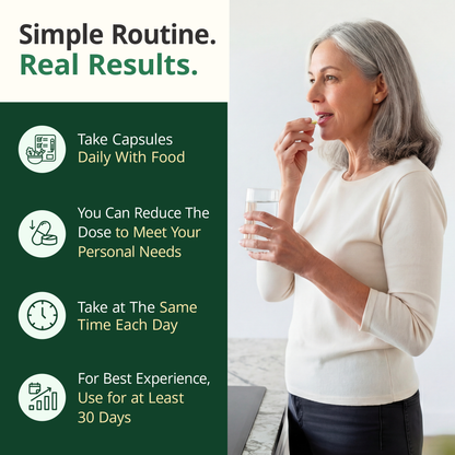 Boswellia Serrata Turmeric Supplement for Joint Support & Inflammation Balance – Turmeric Boswellia Supplement with Ginger & Black Pepper Extract for Enhanced Absorption – Non-GMO - 60 Capsules