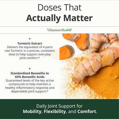 Boswellia Serrata Turmeric Curcumin Supplement: Organic Tumeric, Boswellia Extract, Ginger & BioPerine for Max Absorption – Inflammation & Joint Supplements for Men & Women – Non-GMO – 60 Capsules