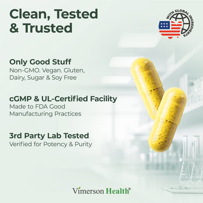 Turmeric Curcumin Supplement with Hemp Seeds & Lemon Balm Extract – Joint Health & Mobility – with Black Pepper for Absorption – Natural Joint Supplement for Men & Women