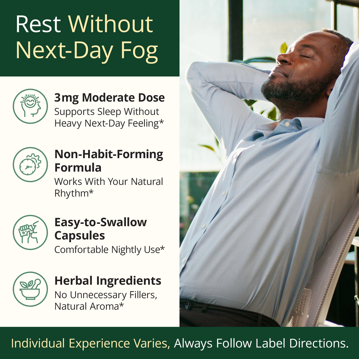 Valerian Root for Sleep – Melatonin 3mg Sleep Aid with L-Theanine – Organic Turmeric Curcumin Supplement with Ginger & Black Pepper for Daily Calm and Stress Relief Support – 60 Capsules