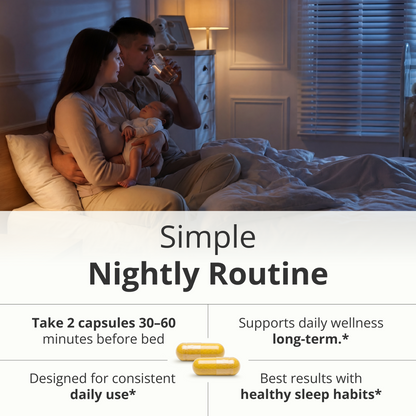 Melatonin 3mg + Valerian Root for Sleep, Daily Calm & Stress Relief Support – Natural Sleep Aid: Organic Turmeric Melatonin Valerian Supplement with L-Theanine, Ginger & Black Pepper – 60 Capsules