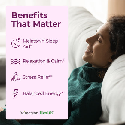 Melatonin Sleep Aid with L Theanine & Valerian Root – Turmeric Supplement – Turmeric Curcumin with Ginger & Black Pepper – L-Theanine & Melatonin 3mg for Sleep, Calm and Stress Relief – 60 Capsules