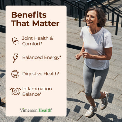 Moringa + Turmeric Curcumin Supplement for Joint Health, Gut Health, Energy and Immune Support - Total Wellness Formula - Tumeric Curcumin with Black Pepper & Moringa Pure Capsules - 60 Count