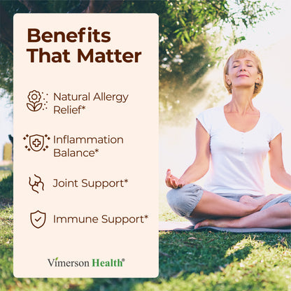 Quercetin with Bromelain Turmeric Curcumin Supplement – Allergy Relief, Immune & Joint Support – Organic Turmeric Supplement w/ Bioperine for Enhanced Absorption, 60 Quercetin 500mg Capsules