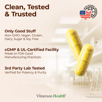 Quercetin with Bromelain Turmeric Curcumin Supplement – Allergy Relief, Immune & Joint Support – Organic Turmeric Supplement w/ Bioperine for Enhanced Absorption, 60 Quercetin 500mg Capsules