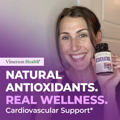 Japanese Knotweed Capsules - Resveratrol Supplement with 1000mg Japanese Knotweed, Green Tea Extract, Quercetin, Grape Extract. Potent Antioxidant for Healthy Aging & Cardiovascular Support. 60 Caps