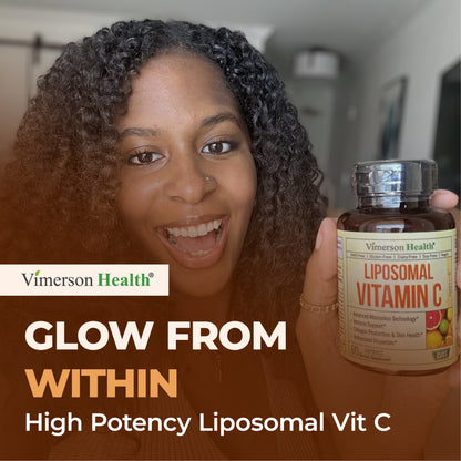 Liposomal Vitamin C 1000mg - Premium Absorption Vitamin C Powder - Immune Support Supplement - Vitamina C 1000mg - High Potency for Antioxidant Support - Gentle on Digestion & Fast Uptake. 60 Capsules