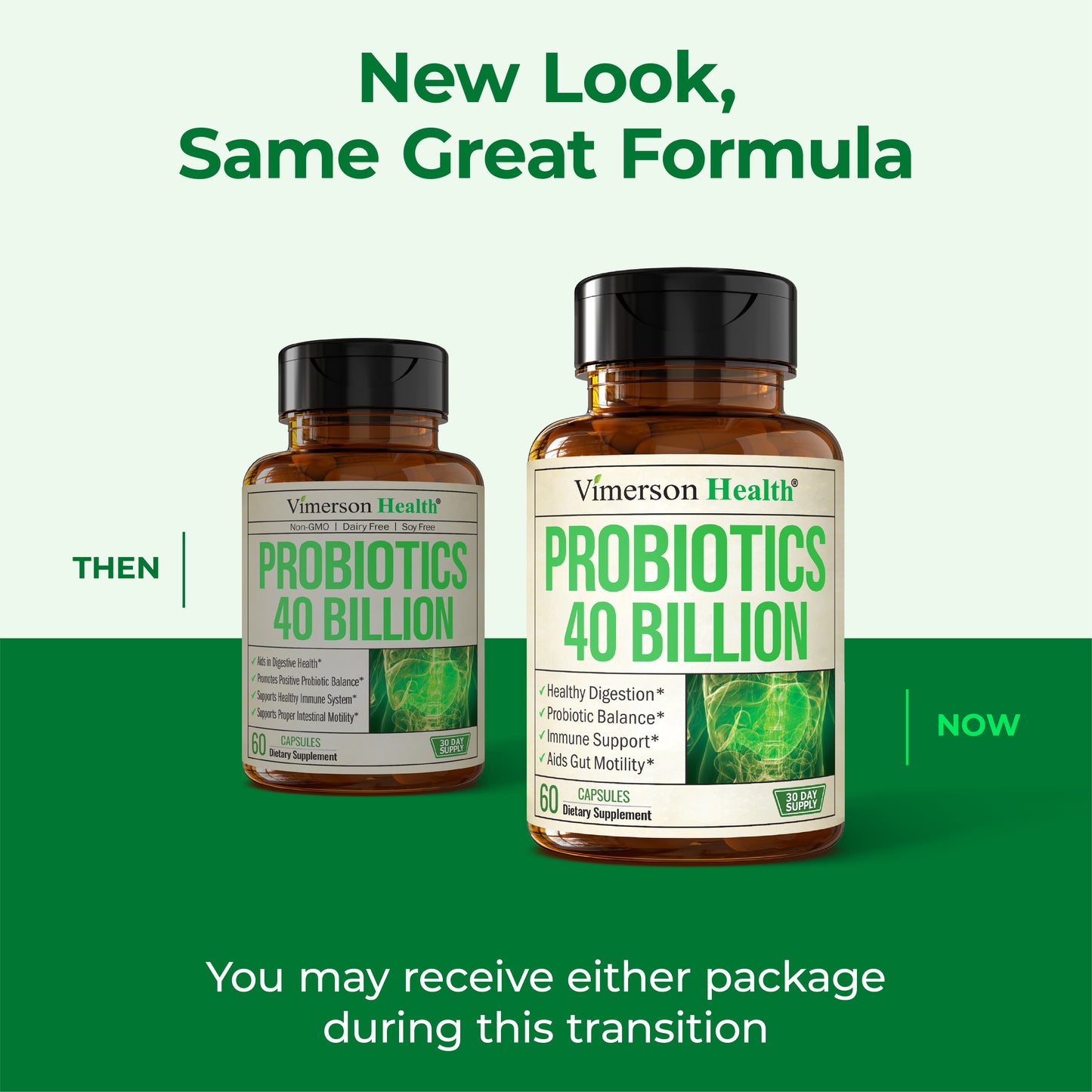 Probiotics for Women & Men with Prebiotics - 40 Billion CFU Probiotics for Digestive Health, Gut Health & Immune Support Supplement - Lactobacillus Acidophilus Probiotic - Vegetarian, Soy & Dairy Free