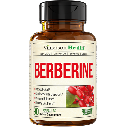 Berberine Supplement with Third Party Tested Berberine 1800mg - Immune Support Supplement for Cardiovascular, Gastrointestinal Function & Metabolic Aid - Vegan & Non-GMO
