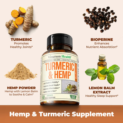 TURMERIC & HEMP SUPPLEMENT