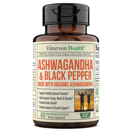 ASHWAGANDHA & BLACK PEPPER SUPPLEMENT - BRAIN HEALTH