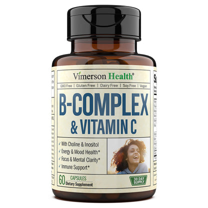 B-COMPLEX & VITAMIN C SUPPLEMENT - ENERGY & IMMUNE HEALTH