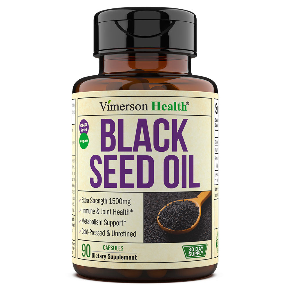 BLACK SEED OIL SUPPLEMENT - IMMUNE, DIGESTIVE, SKIN, HAIR & NAILS SUPPORT