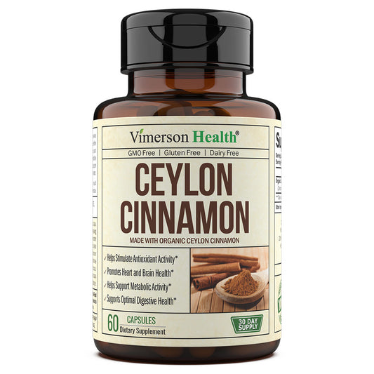 CEYLON CINNAMON SUPPLEMENT - HEART, BRAIN & DIGESTIVE HEALTH