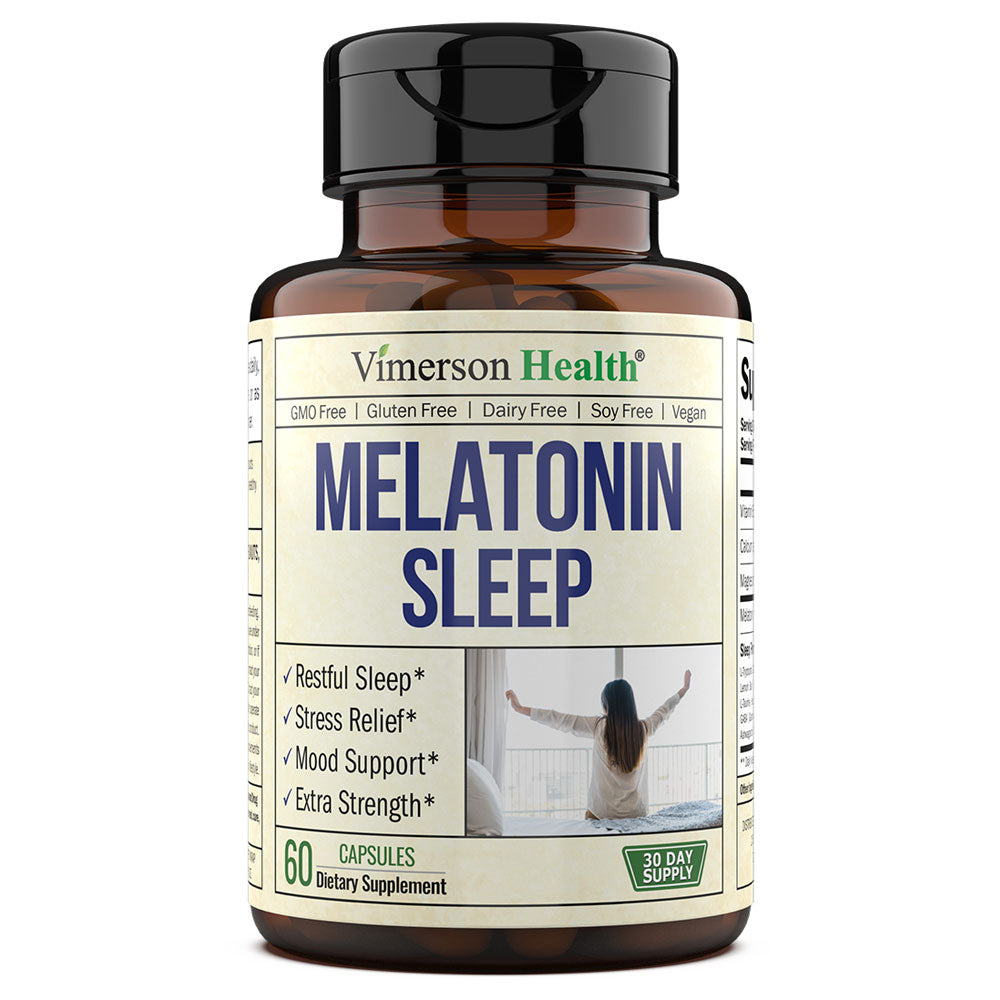 MELATONIN SLEEP SUPPLEMENT - MOOD, SLEEP & STRESS SUPPORT