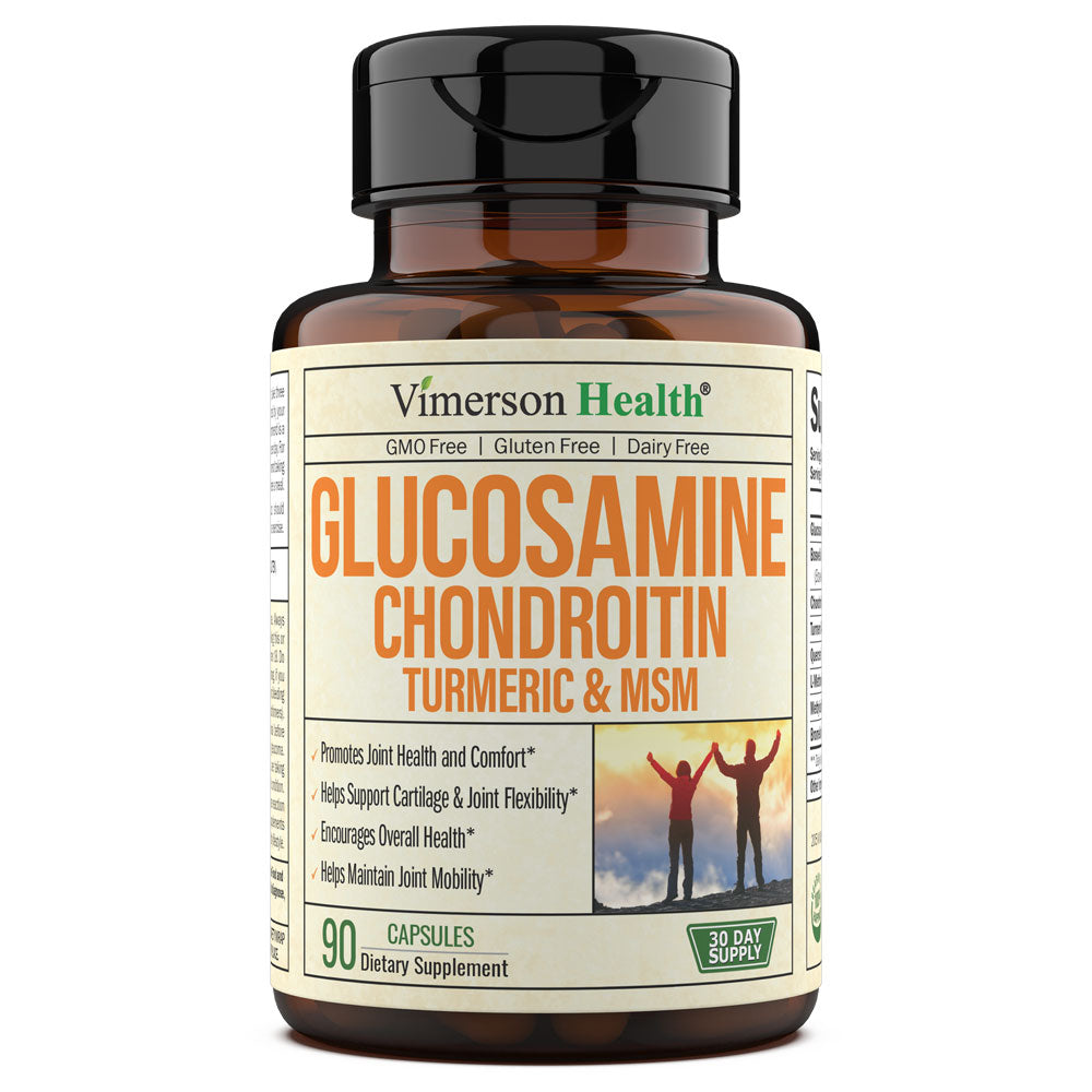 glucosamine chondroitin turmeric msm joint anti-inflammatory supplement