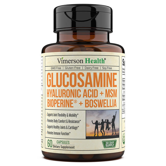 GLUCOSAMINE + HYALURONIC ACID SUPPLEMENT - JOINT HEALTH