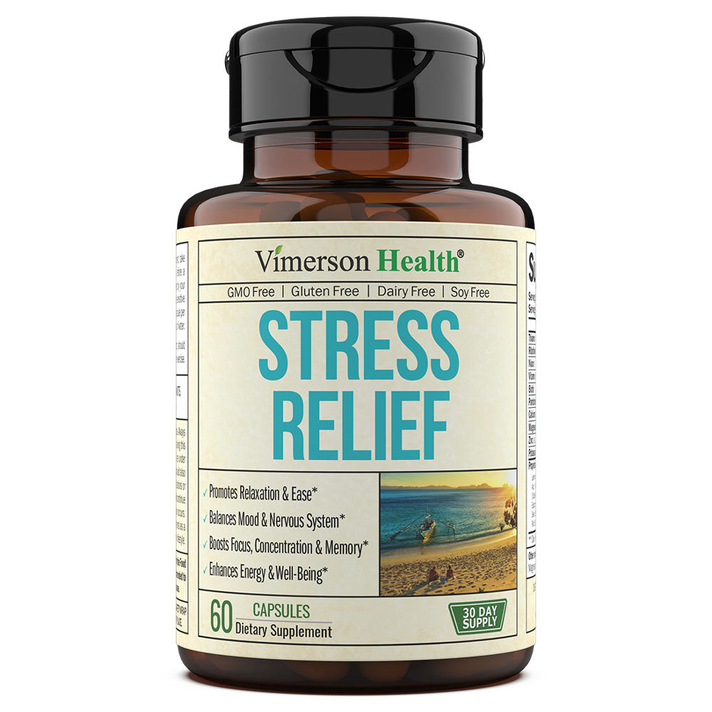 STRESS RELIEF SUPPLEMENT - RELAXATION, EASE & BRAIN HEALTH