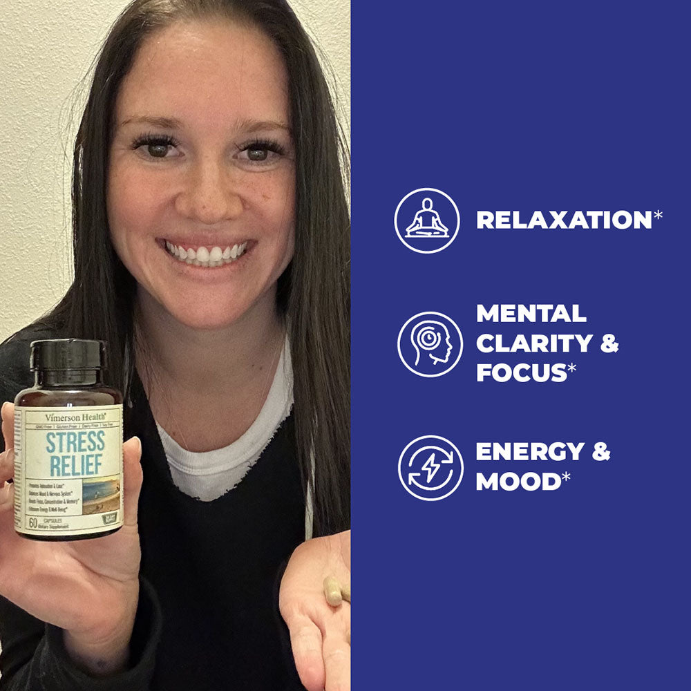 Best STRESS RELIEF Supplement for RELAX, MOOD, ENERGY & BRAIN Health ...