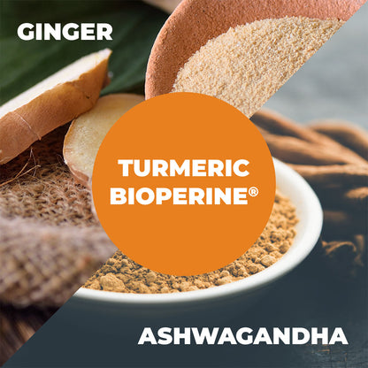TURMERIC ASHWAGANDHA & GINGER SUPPLEMENT - JOINT SUPPORT