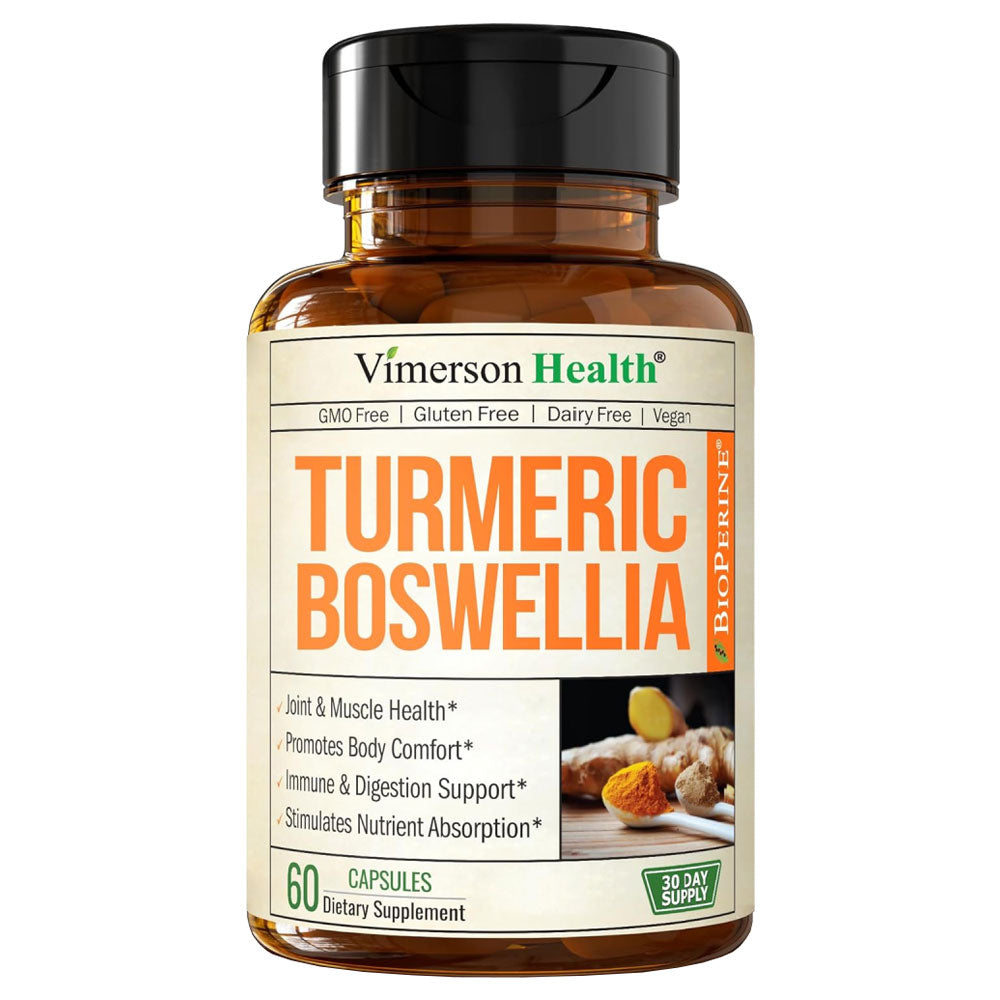 TURMERIC CURCUMIN SUPPLEMENT WITH BOSWELLIA SERRATA EXTRACT