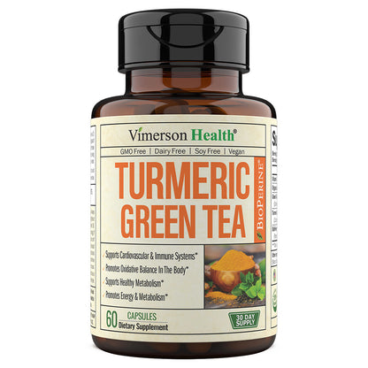 TURMERIC GREEN TEA SUPPLEMENT - ENERGY & METABOLIC HEALTH